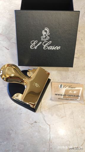 Дырокол классический (позолота 23-крата) от El Casco.