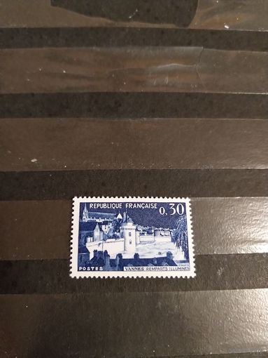 1962 Франция архитектура чистая клей MNH** выпускалась одиночкой (2-6)