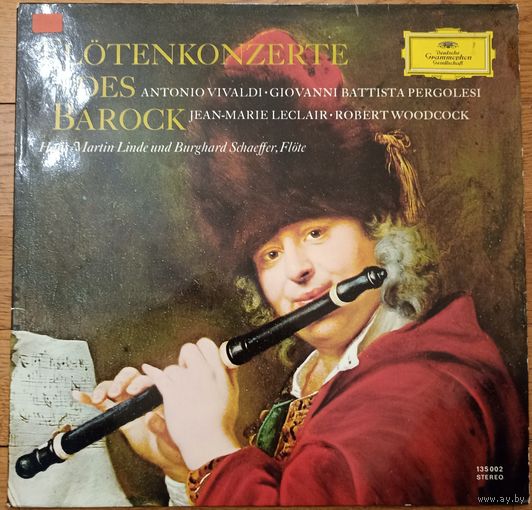 Vivaldi / Pergolesi / Leclair - Woodcock, Hans-Martin Linde, Burghard Schaeffer – Baroque Flute Concertos