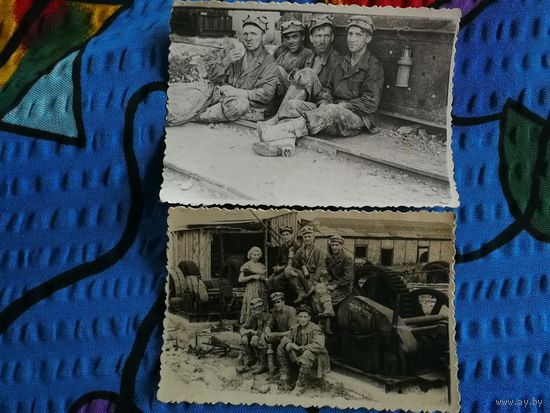 Фотография. Шахтёры.
