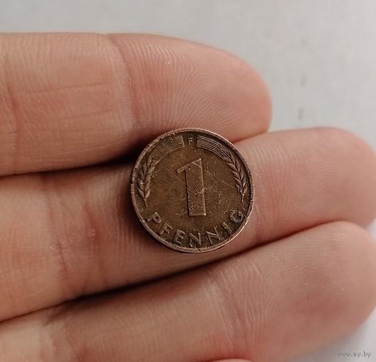 1 пфенниг 1950г. (F). Германия.