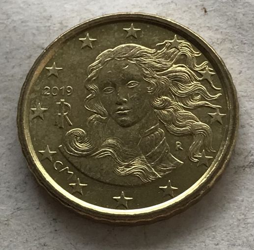 Италия 10 евроцентов 2019