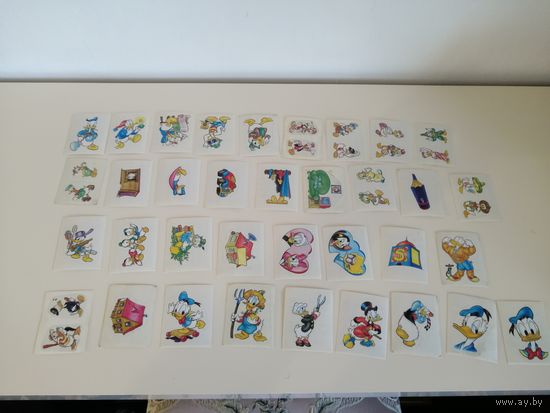 Наклейки Panini DONALD 35 штук лотом