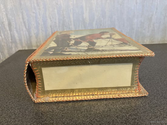 Шкатулка из открыток большая 70-е годы СССР