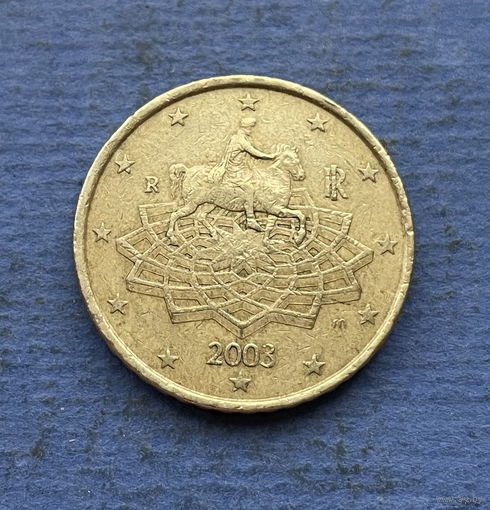 Италия 50 евроцентов 2003