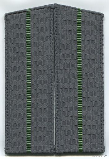 Погоны серые (таможня, 1 полоска, тип 1, 148x50 мм)