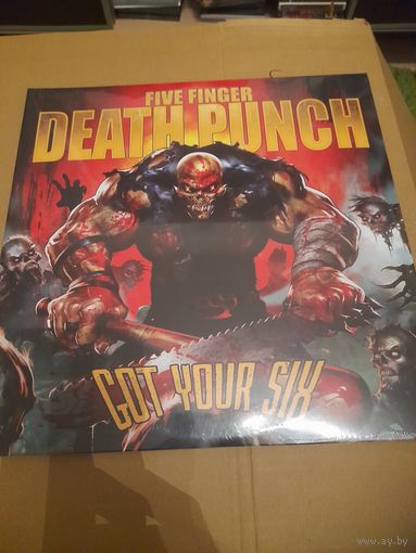 FIVE FINGER DEATH PUNCH  " GOT YOUR SIX"  2017 2LP GATEFOLD,  EU ELEVEN SEVEN MUSIC ESM 164-1 SEALED