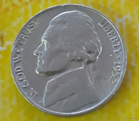 5 центов 1952 США МД Сан Франциско VF