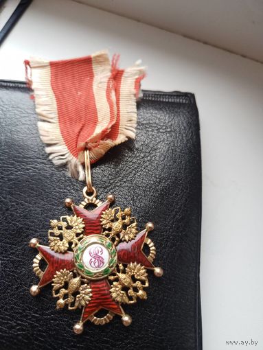 Знак Орден Святого Станислава 3-й степени Золото 56 пробы