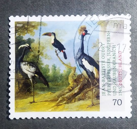 Марка Германия 2017 Живопись