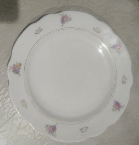 ТАРЕЛКА Городницкого фарфорового завода,1960-е-1970-е гг.