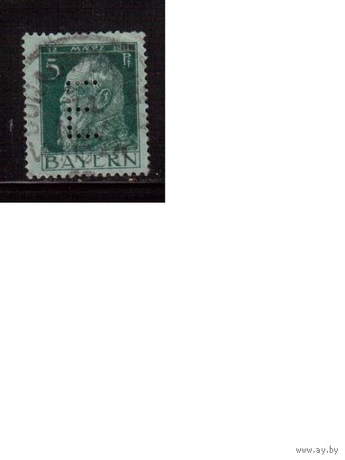 Германия(Бавария)-1912,(Мих.7),  гаш.  ,Служебн.,