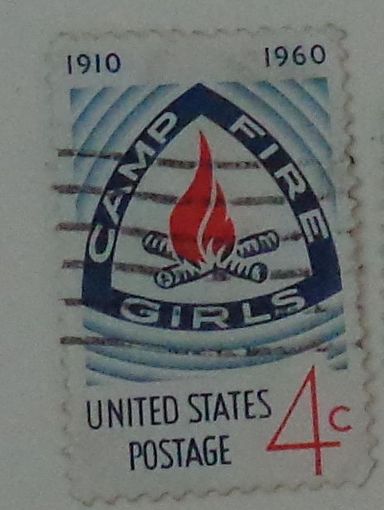 Эмблема женского туристического лагеря. США. Дата выпуска:1960-11-01