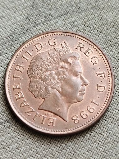 Распродажа - 2 пенса 1998г.,Великобритания,Елизавета 2