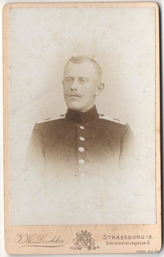 Старинная фотография на картоне