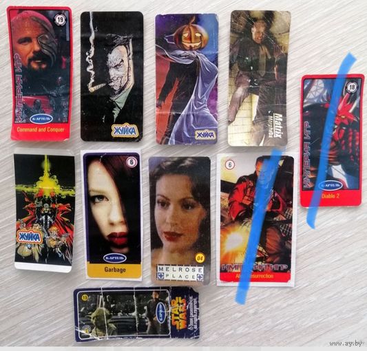 Наклейки от жвачки. Цена за 1шт.