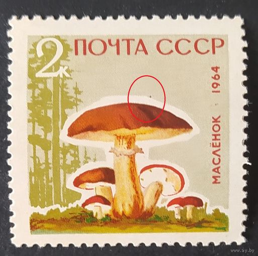 СССР 1964 Масленок, лак. с точкой