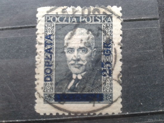 Польша, 1934. Доплатная марка, президент Мосцицкий, надпечатка