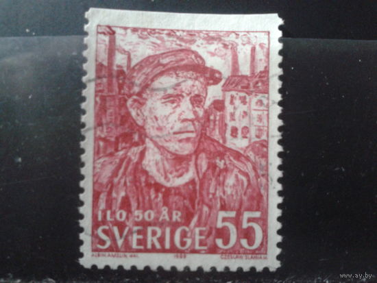 Швеция 1969 50 лет межд. организации труда
