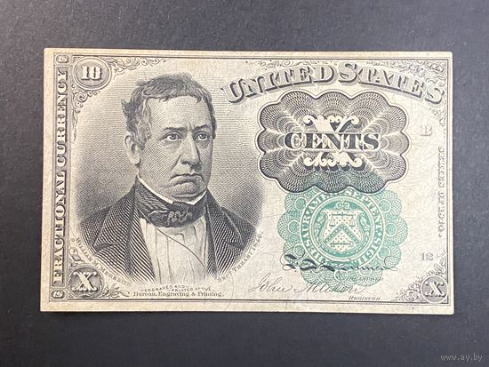 10 центов США 1874