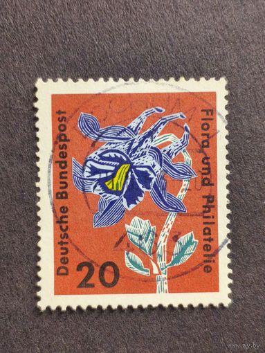 Германия 1963. Флора и филателия