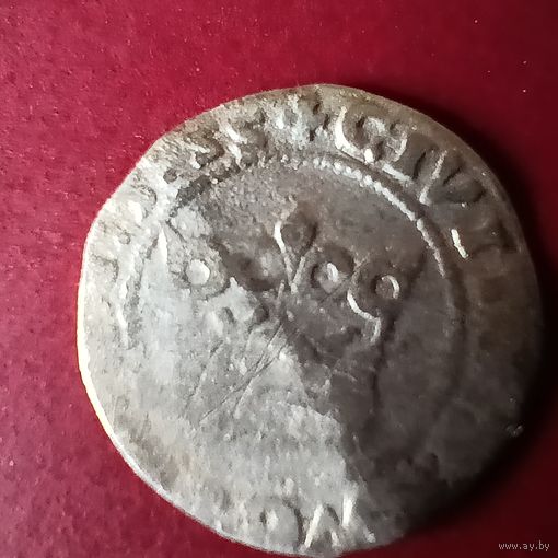 Полугрош 1522г с зеркальной датой