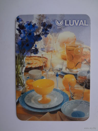 Календарик 2004 г. Магазин посуды LUVAL.