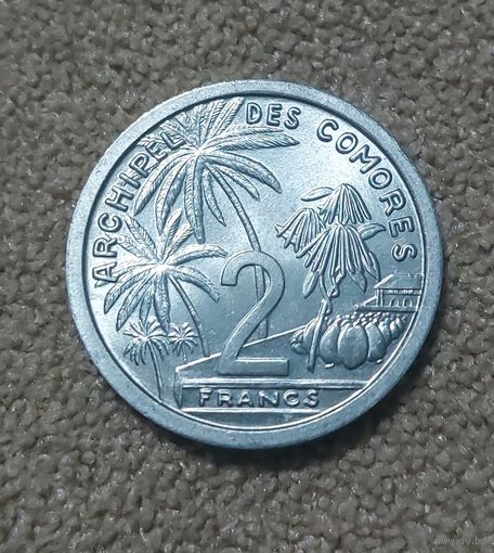 Коморские острова 2 франка, 1964 UNC