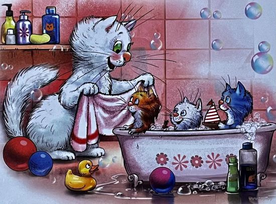 Открытка чистая 10х15 см. Художница Рина Зенюк