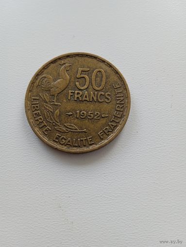 Франция 50 франков 1952 г.
