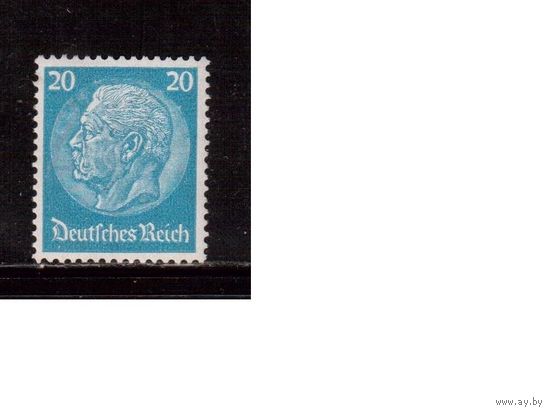 Германия(Рейх)-1933,(Мих.521)   **  ,  ВЗ 4,  Стандарт,  Гинденбург,