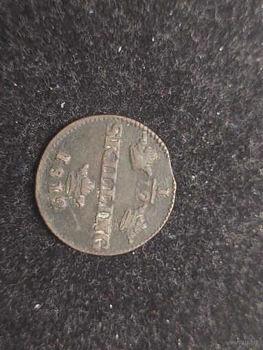1/12 скиллинга швеция 1812