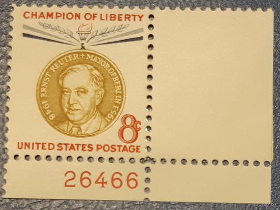 1959 Чемпион свободы -Эрнст Ройтер США