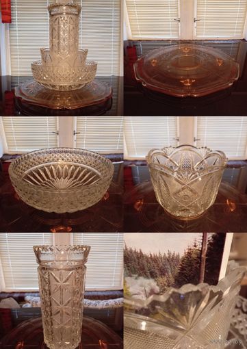 - Поднос-подтортник Конфетница Германия 1950-ые Цветочница и салатница СССР