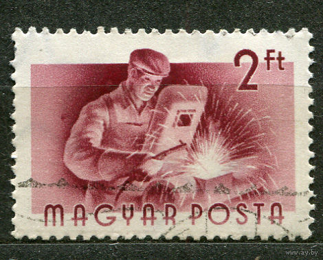 Профессии. Сварщик. Венгрия. 1955