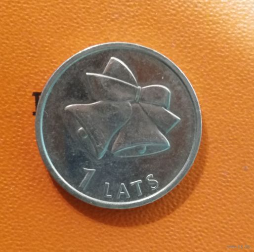 Латвия 2 Республика, 1 лат 2012 г., "КОЛОКОЛЬЧИКИ",  KM# 136