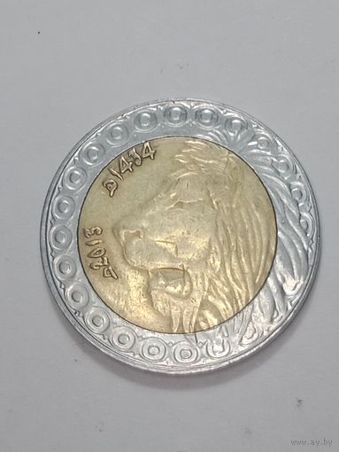 Алжир 20 динаров 2013 года .