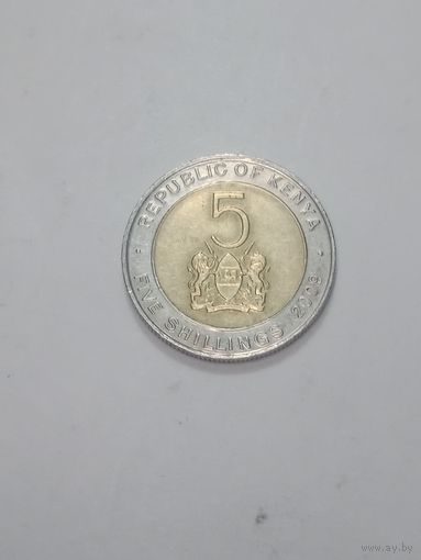 Кения 5 шиллингов 2009  года .