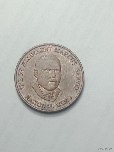 Ямайка 25 центов 1996  года .