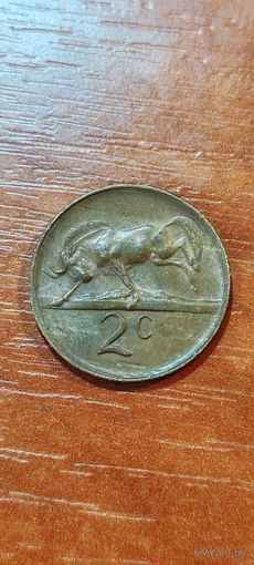 Африка 2 цент 1973