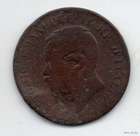 КОРОЛЕВСТВО ИТАЛИЯ. 5 ЧЕНТЕЗИМИ 1867