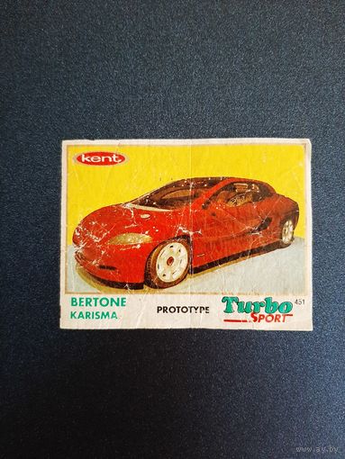 Вкладыш TURBO SPORT, ТУРБО СПОРТ мята. В коллекцию.