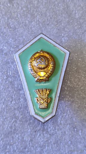 Знак значок сельскохозяйственный техникум СССР