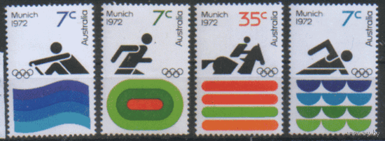 АВСРЛ. М. 499/02. 1972. ОИ в Мюнхене. ЧиСт.