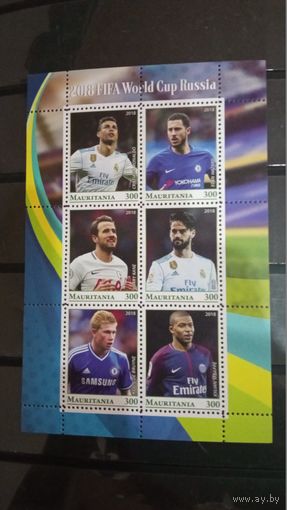 БЛОК ФУТБОЛ  ЧЕМПИОНАТ МИРА СПОРТ    MNH