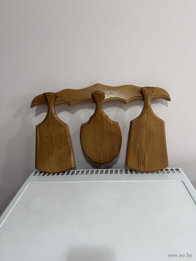 Набор разделочных досок (лицевая под лаком, тыльная без лака)