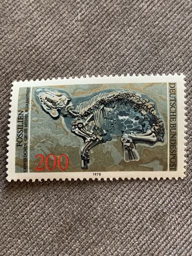 ФРГ 1978. Ископаемые животные