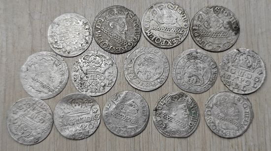 Гроши и трояки. Сигизмунд. Лот