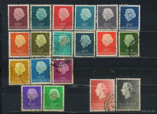 Нидерланды 1953-65 Юлиана Стандарт #620-9,641-2,647-8,677,690,720,722,842