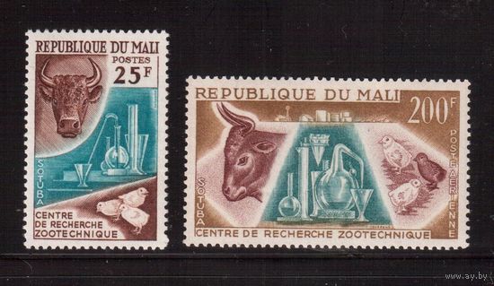 Мали-1963,(Мих.58-59)  ** ,  Фауна, ,
